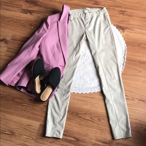 A&F faux leather leggings